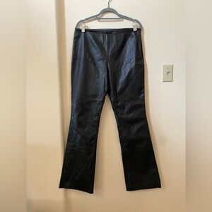Harley Davidson Genuine Leather Flare Pants Women’s Size 10